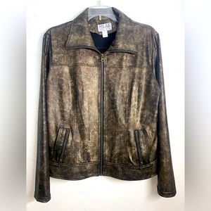 - MILA & MILAN SzL spandex waist long zipper jacket